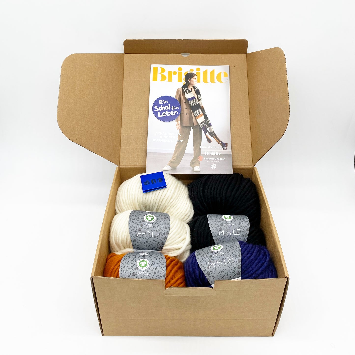 Ein Schal für das Leben 2021 - Lana Grossa Brigitte Charity-Paket