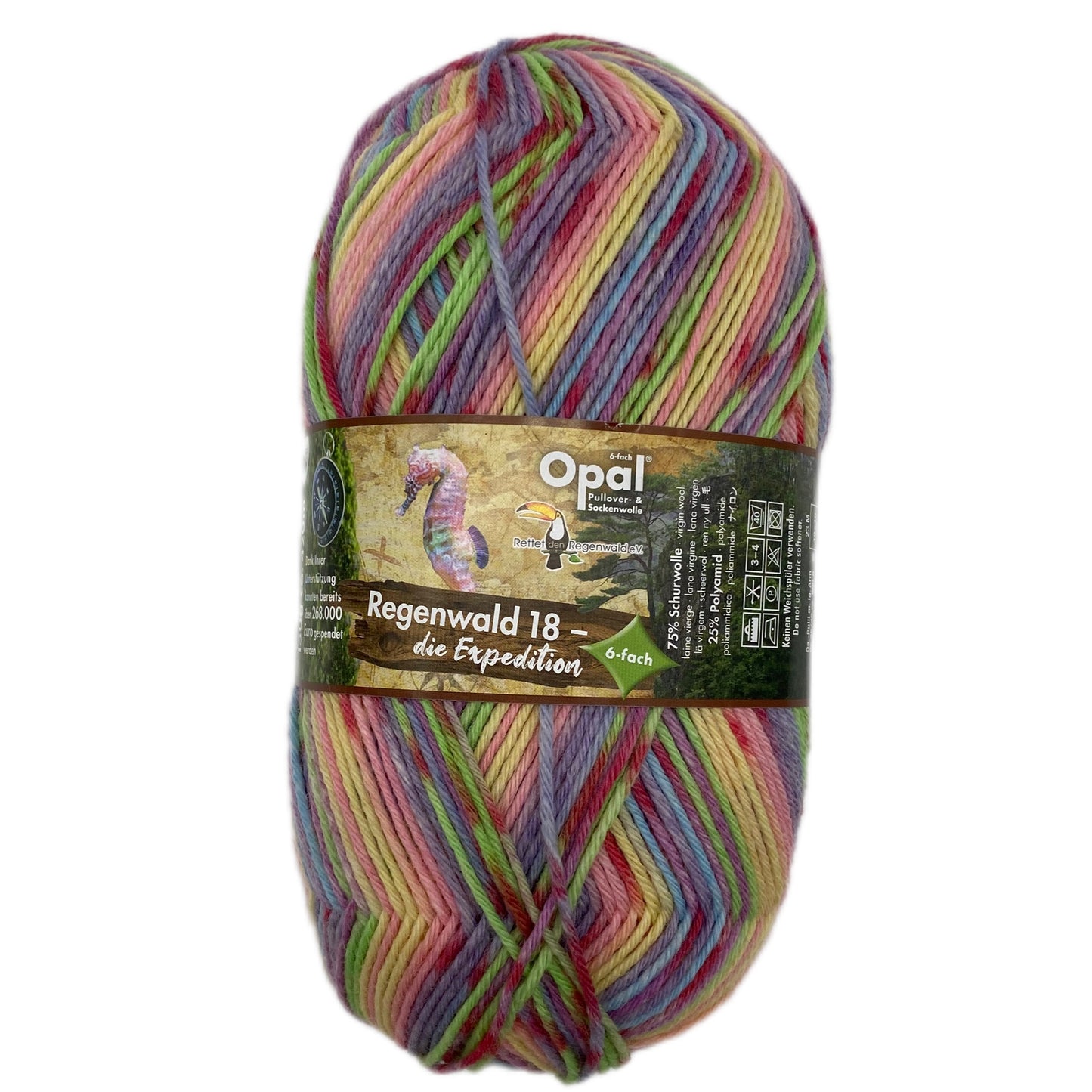 Regenwald 18  6-fach - Die Expedition	Sockenwolle kaufen