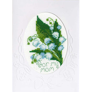 "Card for my Mother" - Riolis Cross Stitch Kit, Counted Pattern