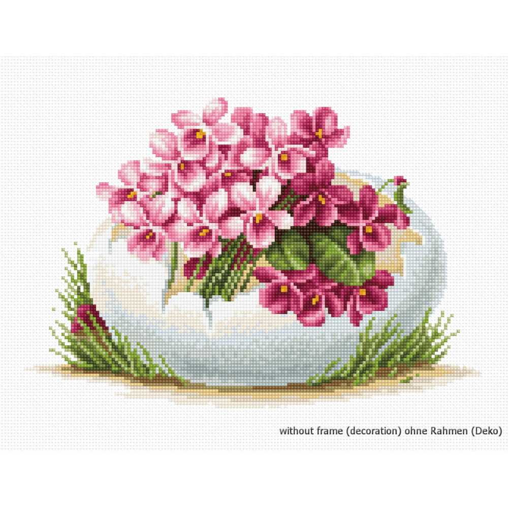 Luca-S Kreuzstich Set "An Ostern", Zählmuster, 20,5x14cm