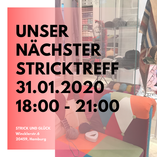 N𝐚̈𝐜𝐡𝐬𝐭𝐞𝐫 𝐒𝐭𝐫𝐢𝐜𝐤𝐭𝐫𝐞𝐟𝐟 bei  Strick und Glück