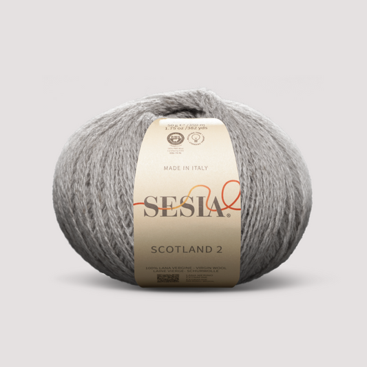 Farbpalette Sesia Scotland 2 – Merinowolle in zahlreichen Tweed-Farbtönen