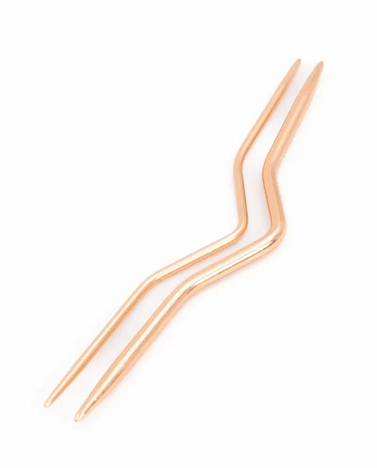Zopfmusternadeln Rose Gold 2,5 mm und 4 mm – kaufen in Hamburg
