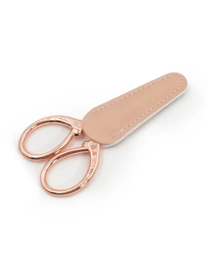 Rose Gold Stickschere mit Etui