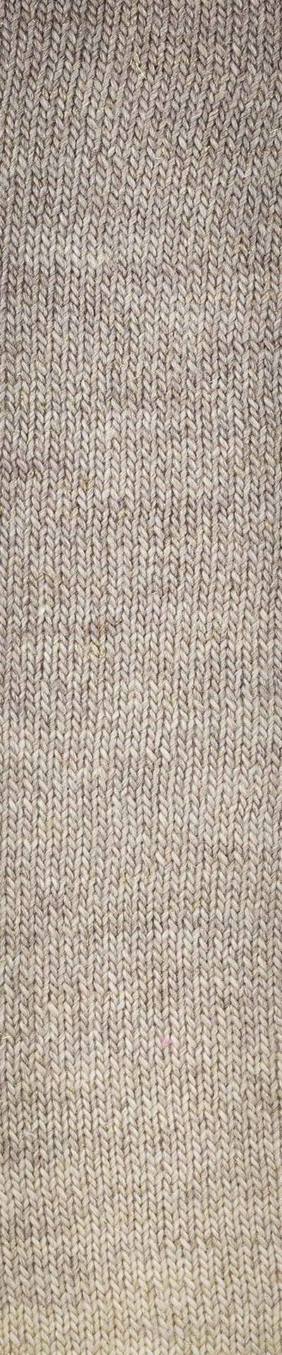 Poema Glitter Farbverlauf in Beige – Merino-Dégradé mit Lurex-Detail