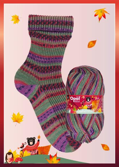 Whispering Leaves - 4-ply sock yarn 