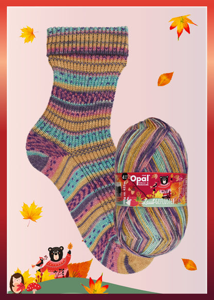Whispering Leaves - 4-ply sock yarn 