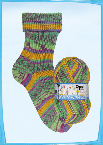 Crazy Waters - 4-ply sock yarn 