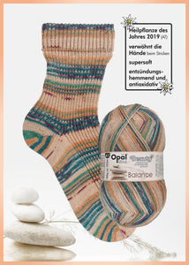 strickwolle kaufen	Balance - Beauty mit Edelweiß-Extrakt und Vitamin E - 4-fach Sockenwolle