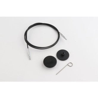 Cable and end caps for needle tips from knit pro