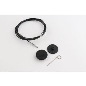 Cable and end caps for needle tips from knit pro