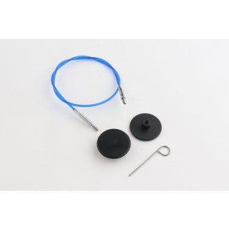 Cable and end caps for needle tips from knit pro