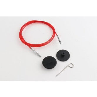 Cable and end caps for needle tips from knit pro