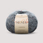 Sesia Camden Farbe 1665 – graublaues Tweedgarn aus Merino und Alpaka für stilvolle Strickjacken und Oversize-Pullover