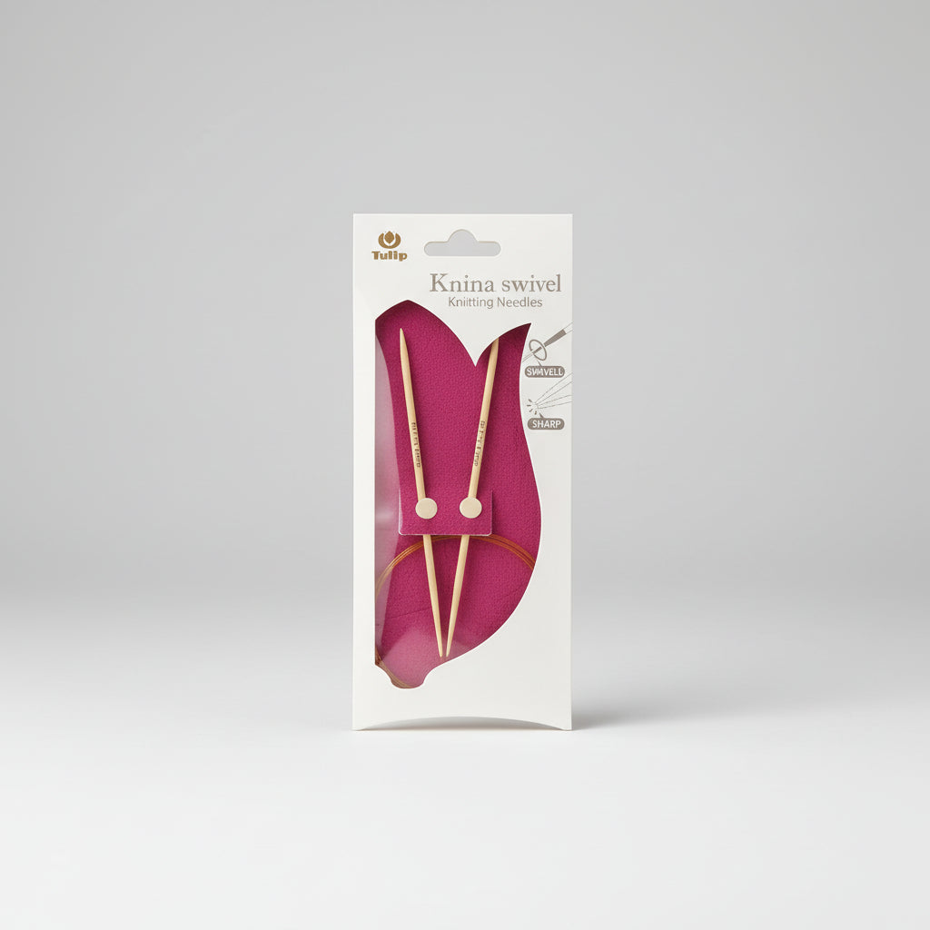 TULIP Knina Swivel Rundstricknadel 80 cm aus Bambus kaufen