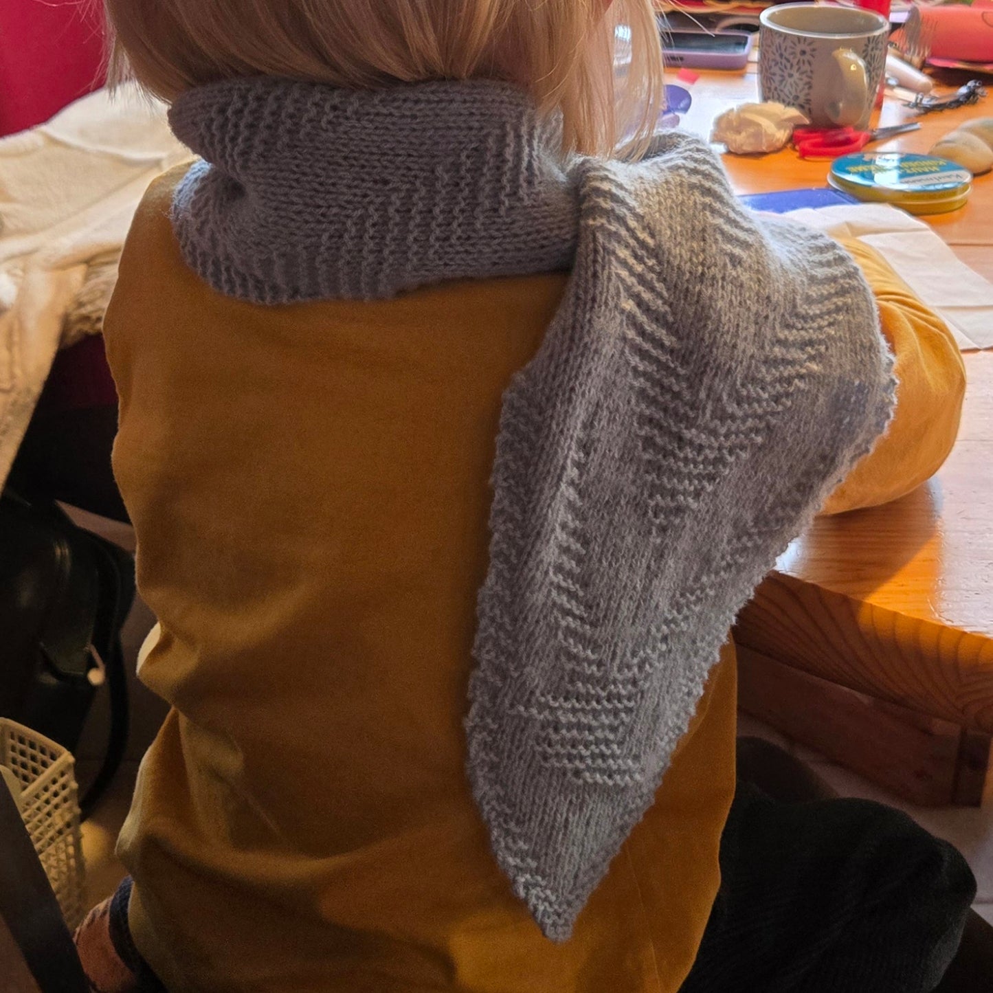 Schal "Möwe" - Strickanleitung