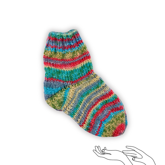 Kindersocken - handgestrickt, Gr. 18-19 weihmachtsgeschenk, geschenk, in Hamburg 