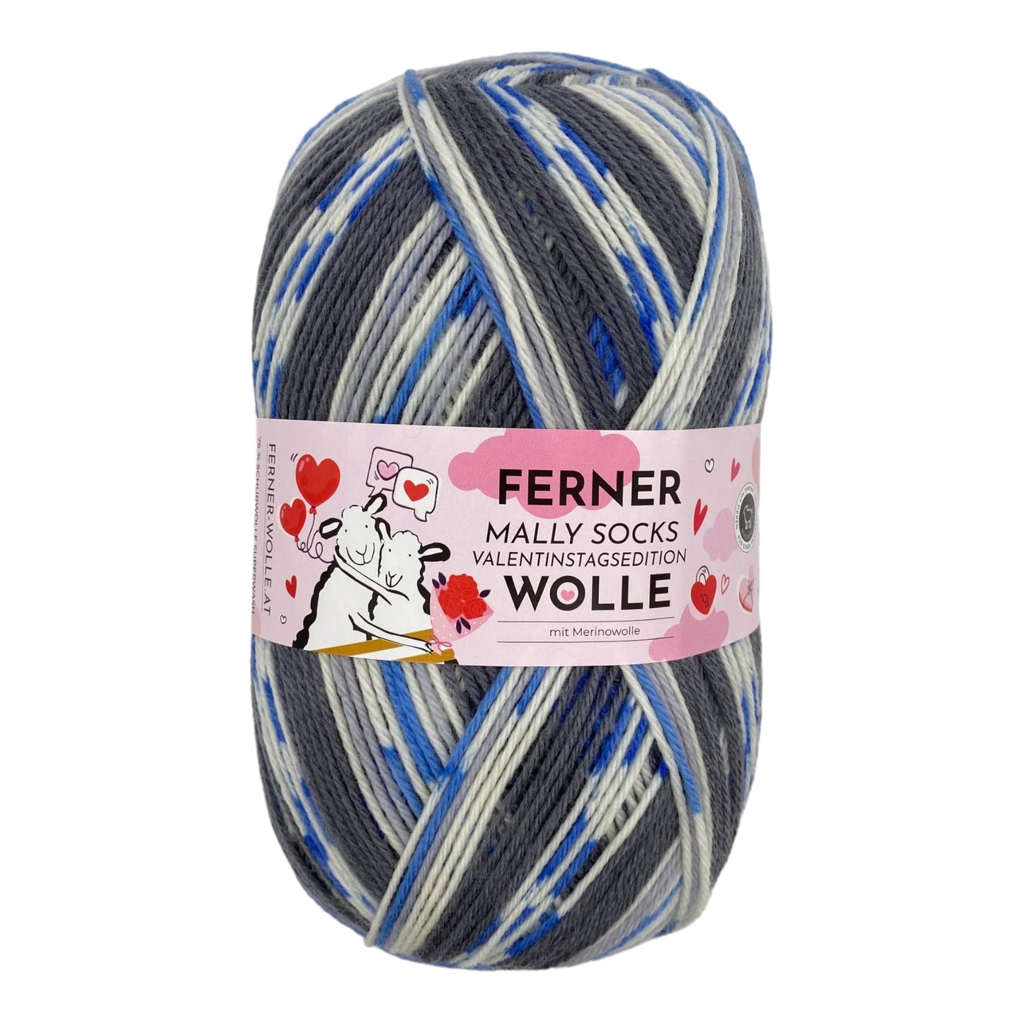 Valentinstagsedition - 2024 Mally Socks wie 6-fach