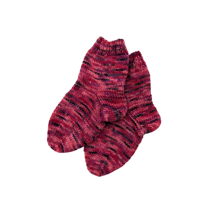 günstig kaufen Kindersocken - handgestrickt, handgefärbte Wolle,  Gr. 20-21