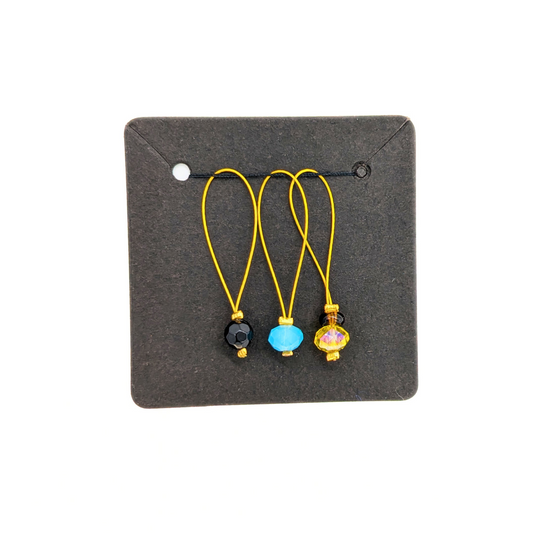 Handmade Maschenmarkierer Set "Trio"