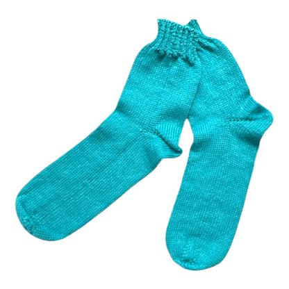 Handgestrickte Socken ohne Plastik – Größe 42-43 in Hamburg kaufen