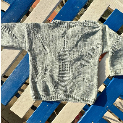 Instructions for "Hamburger Baby Sweater"