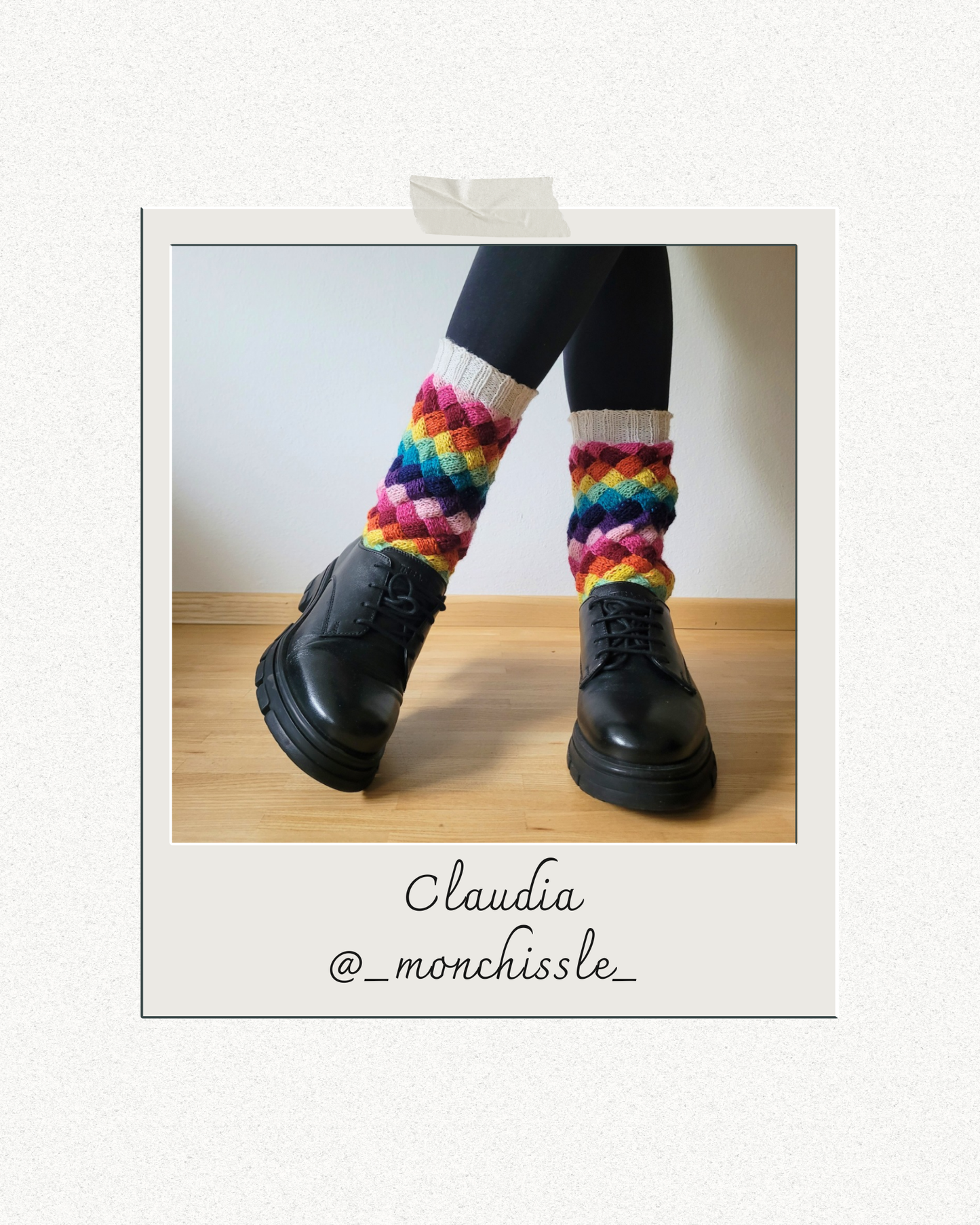 Entrelac Socken — Strick & Glück (Anleitung)
