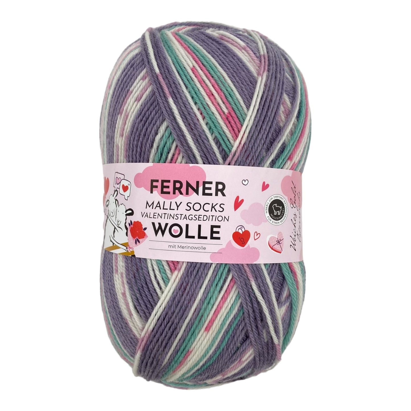 Valentinstagsedition - 2024 Mally Socks wie 6-fach
