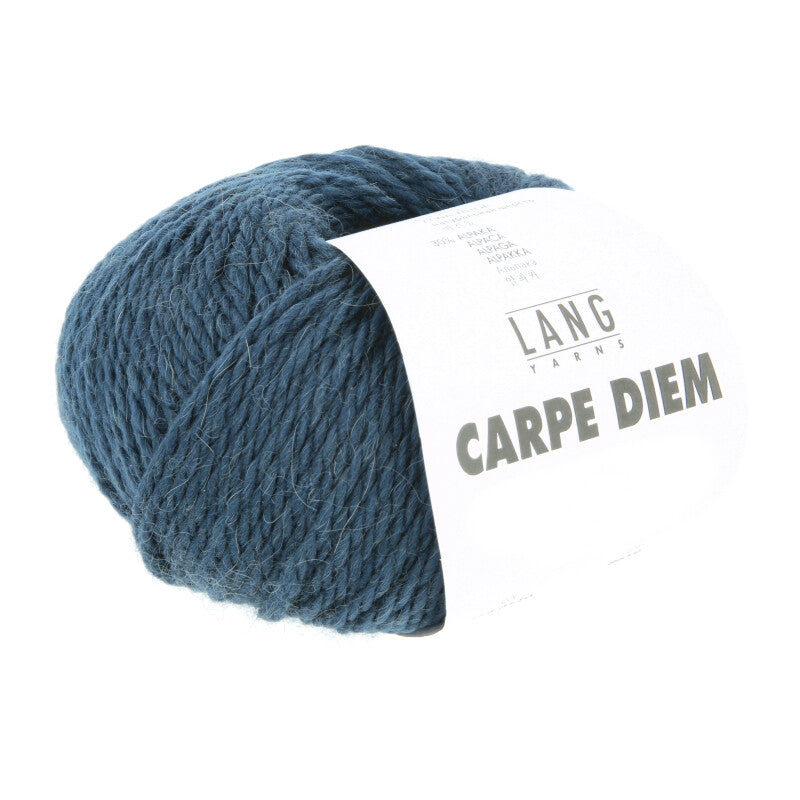 Lang Yarns Carpe Diem – Merino-Alpaka-Garn in Petrol, Knäuel 50g