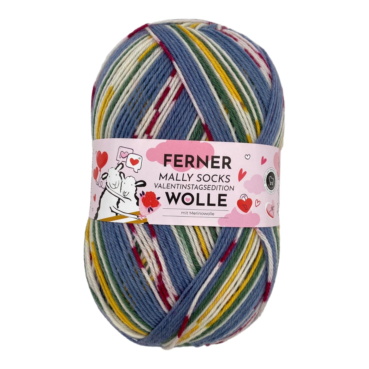 Valentinstagsedition - 2024 Mally Socks wie 6-fach