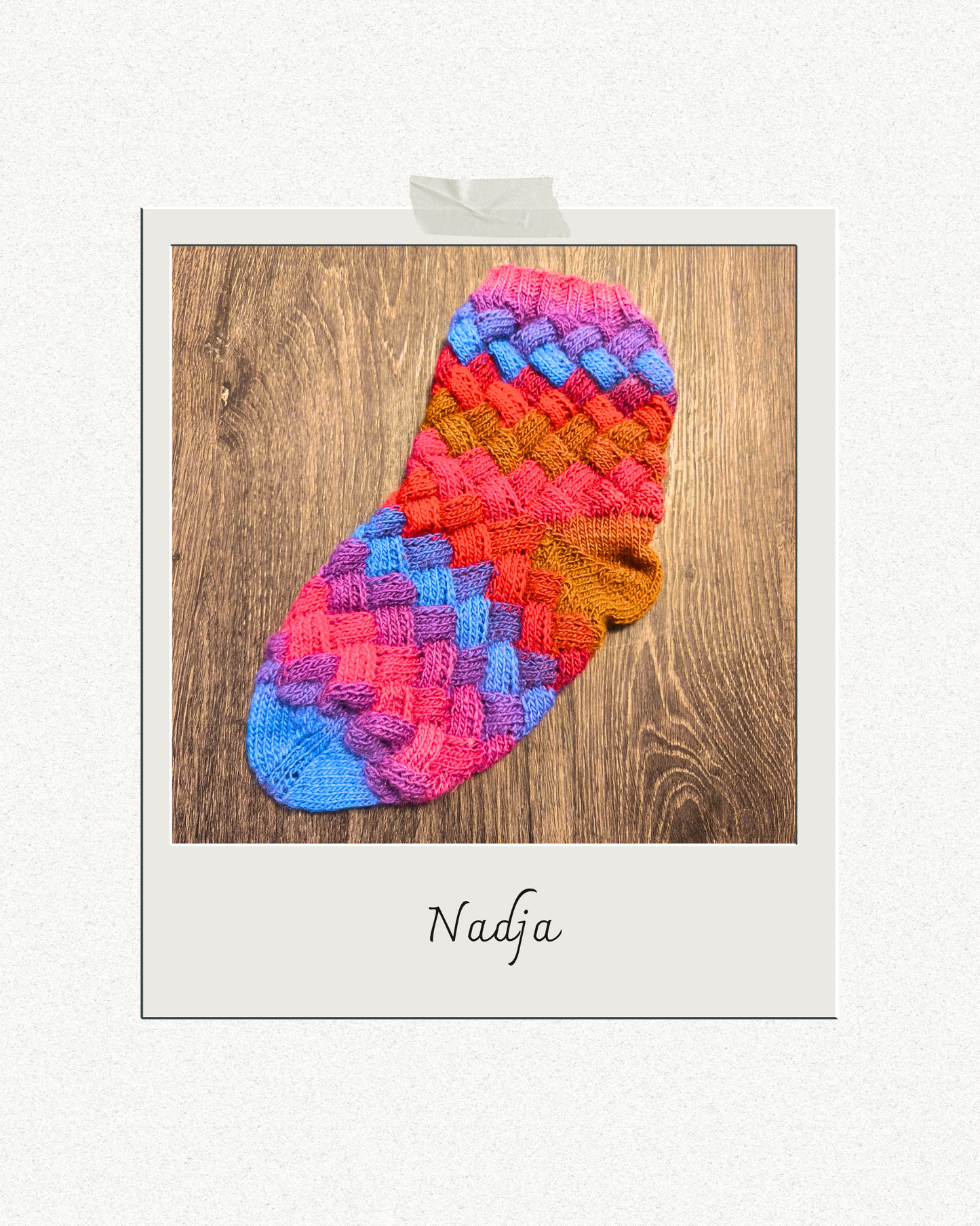 Entrelac Socken — Strick & Glück (Anleitung)
