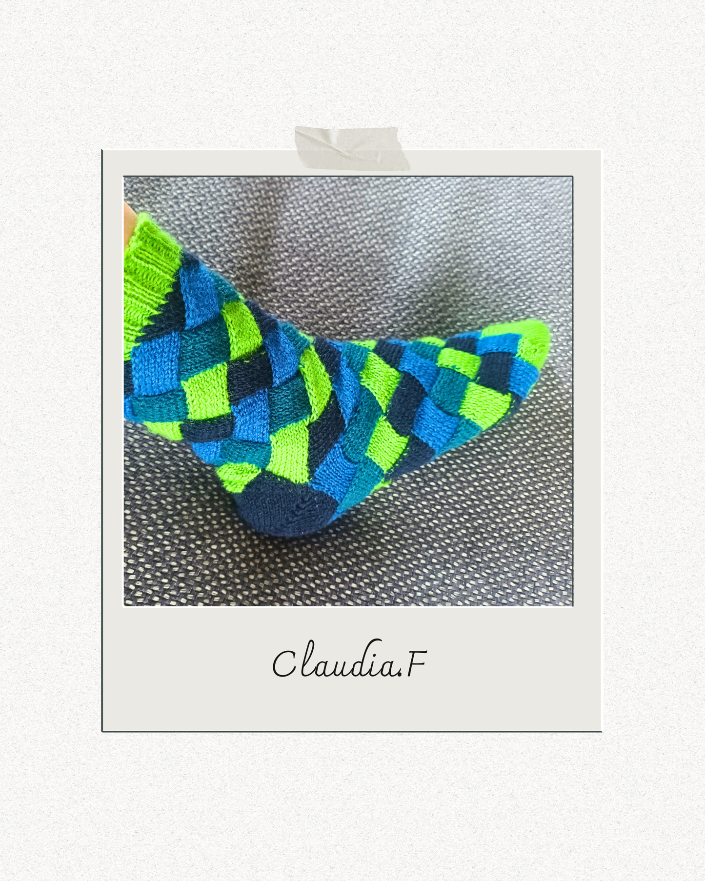 Entrelac Socken — Strick & Glück (Anleitung)