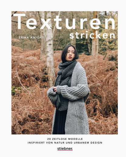 20 zeitlose Modelle inspiriert von Natur und urbanem Design. Strickideen für Pullover, Handschuhe, Strickjacken, Schals und mehr. Edles Strickbuch mit vielen künstlerischen Fotos.