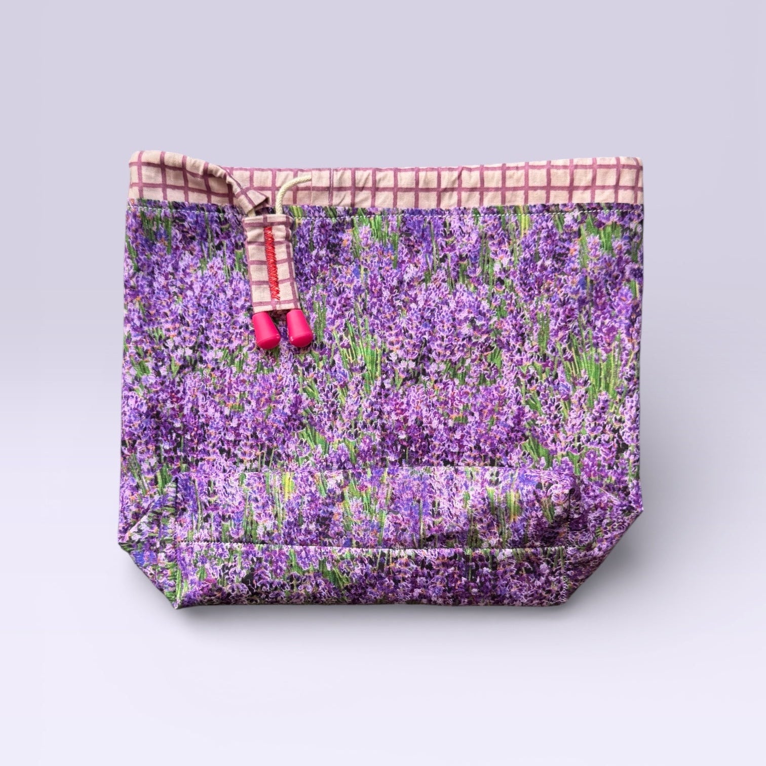 Projektbeutel für Socken Lavendel Baumwolle handgemacht Stricktasche kaufen