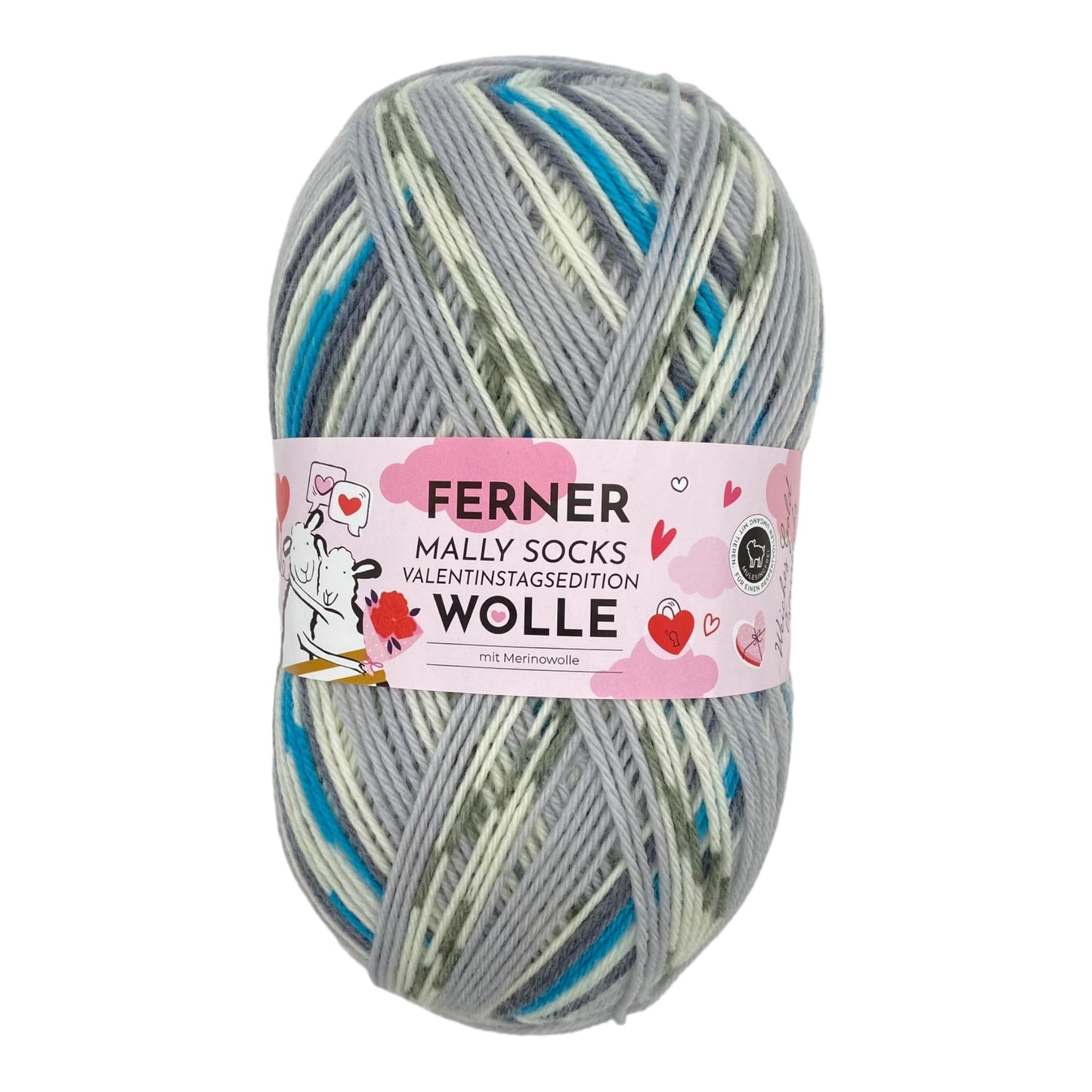Valentinstagsedition - 2024 Mally Socks wie 6-fach