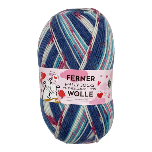 Valentinstagsedition - 2024 Mally Socks wie 6-fach