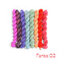 Regenbogenreise – Mini Farbset für Entrelac & Streifen (8×20 g handgefärbt)