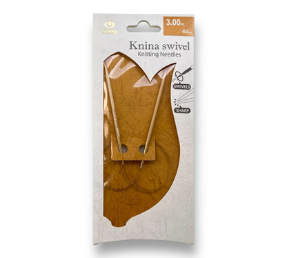 TULIP - Knina Swivel circular knitting needle 40 cm
