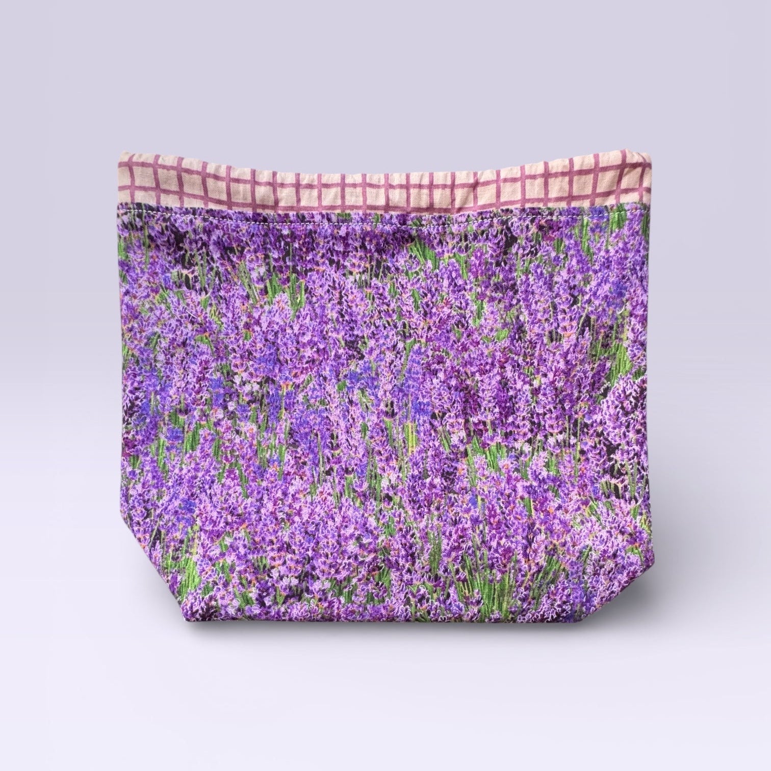 Strick Projektbeutel Lavendel Muster Baumwolltasche für Sockenprojekt kaufen