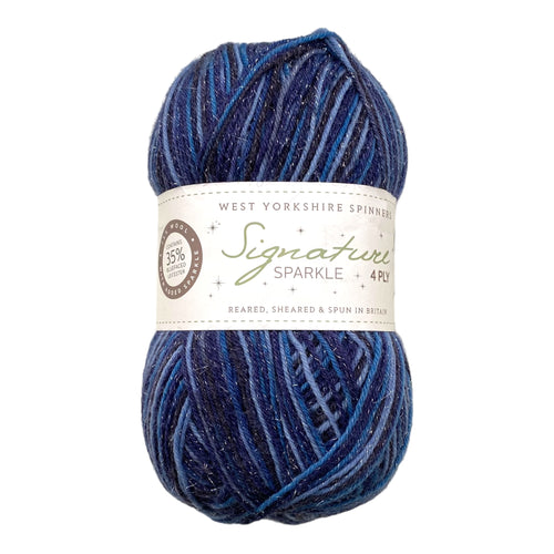 sockenwolle kaufen	Signature 4ply - Sparkle-Version	West Yorkshire Spinners