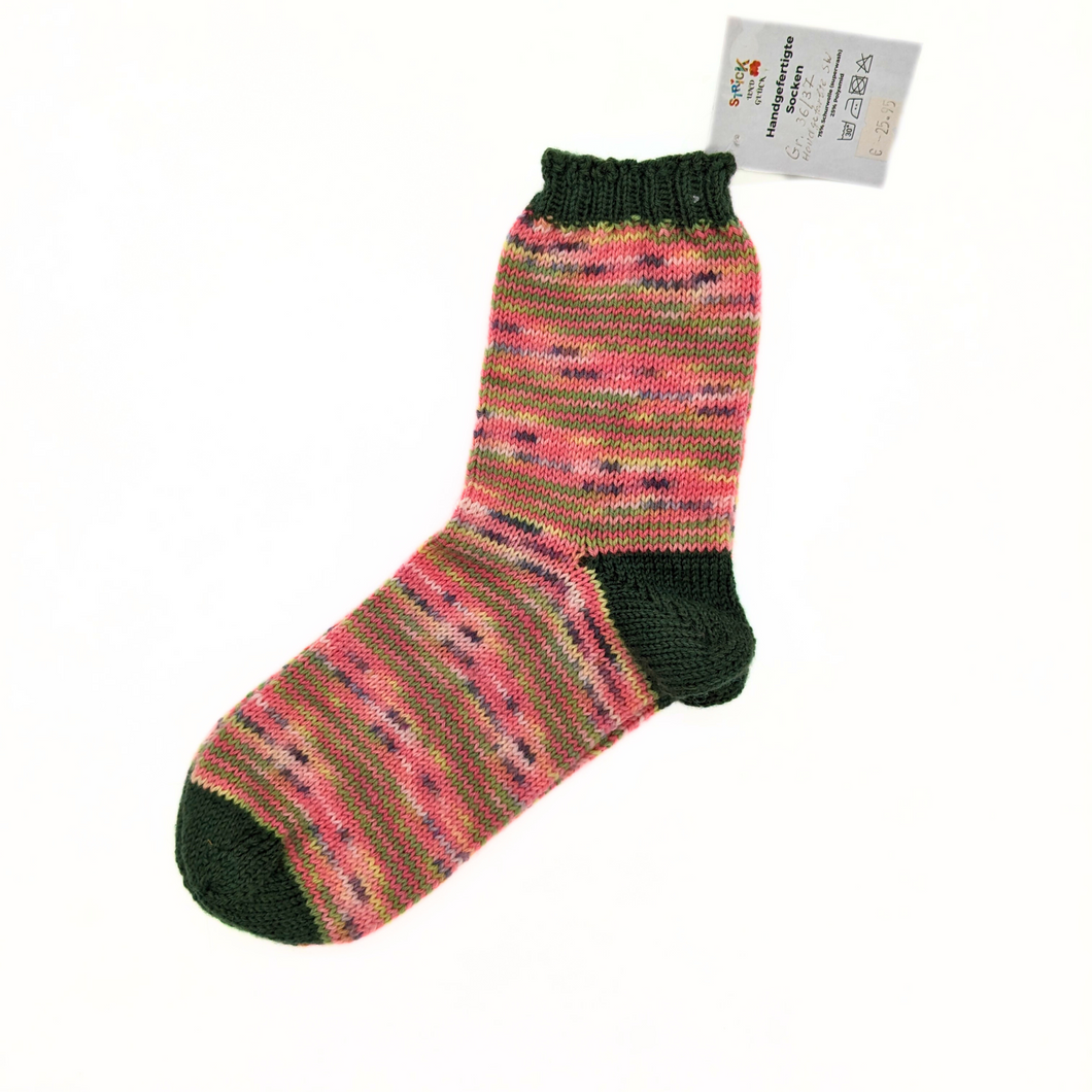 kaufen Handgestrickte Socken aus handgefärbte Sockenwolle von Wolle am Michel - Gr. 36-37