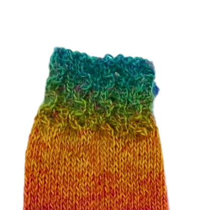 Geschenk Idee für Kinder Kindersocken - handgestrickt, Gr. 26-29