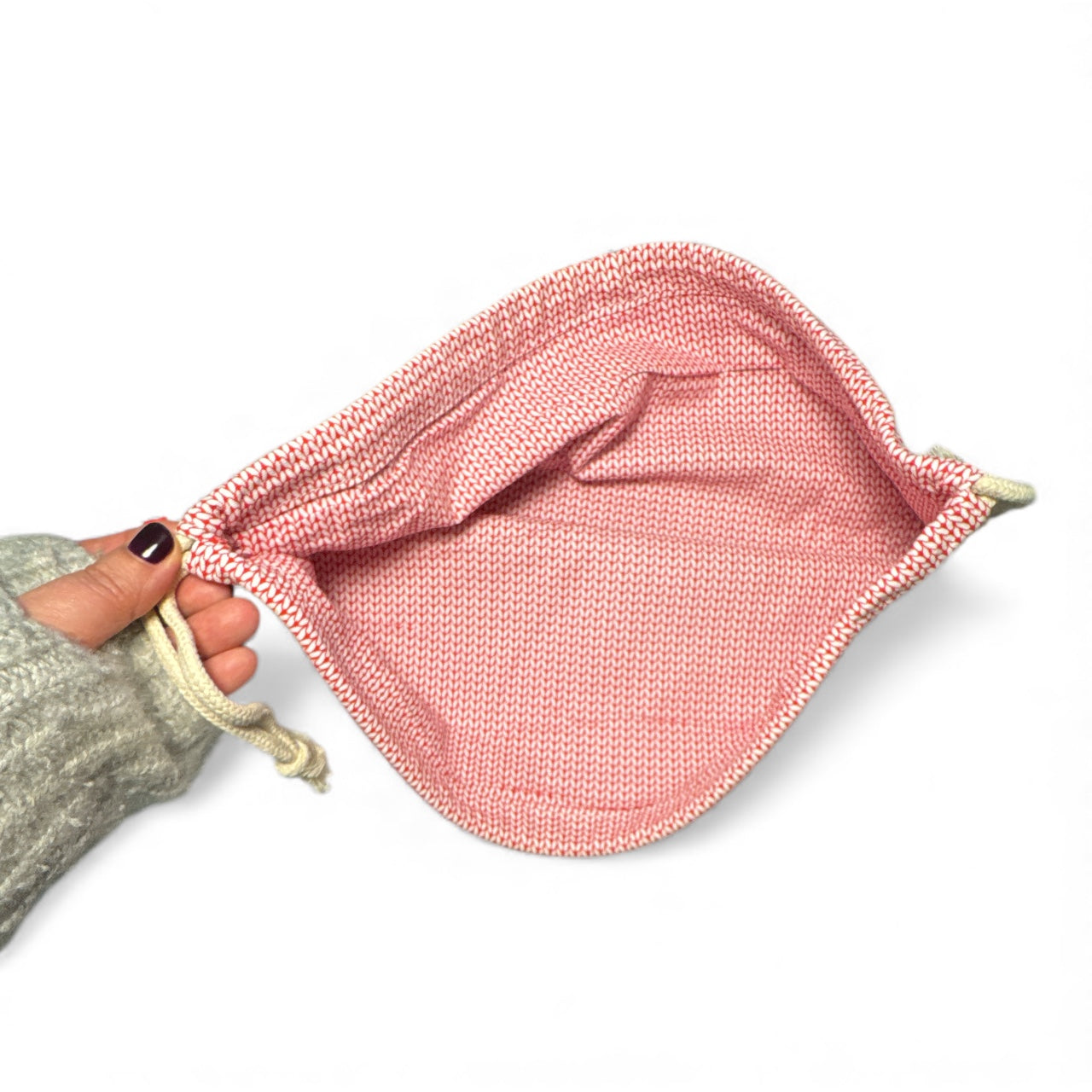 Drawstring Bag Sheep in Sweaters – Baumwollbeutel, Geschenkidee