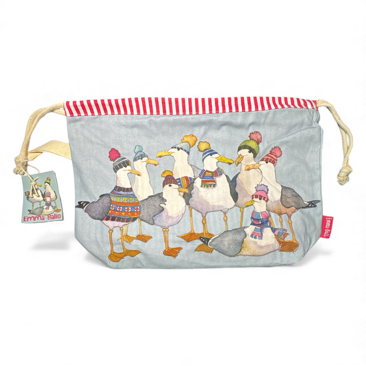Seagulls in Beanies Projektbeutel – Emma Ball Tasche für Strickprojekte kaufen