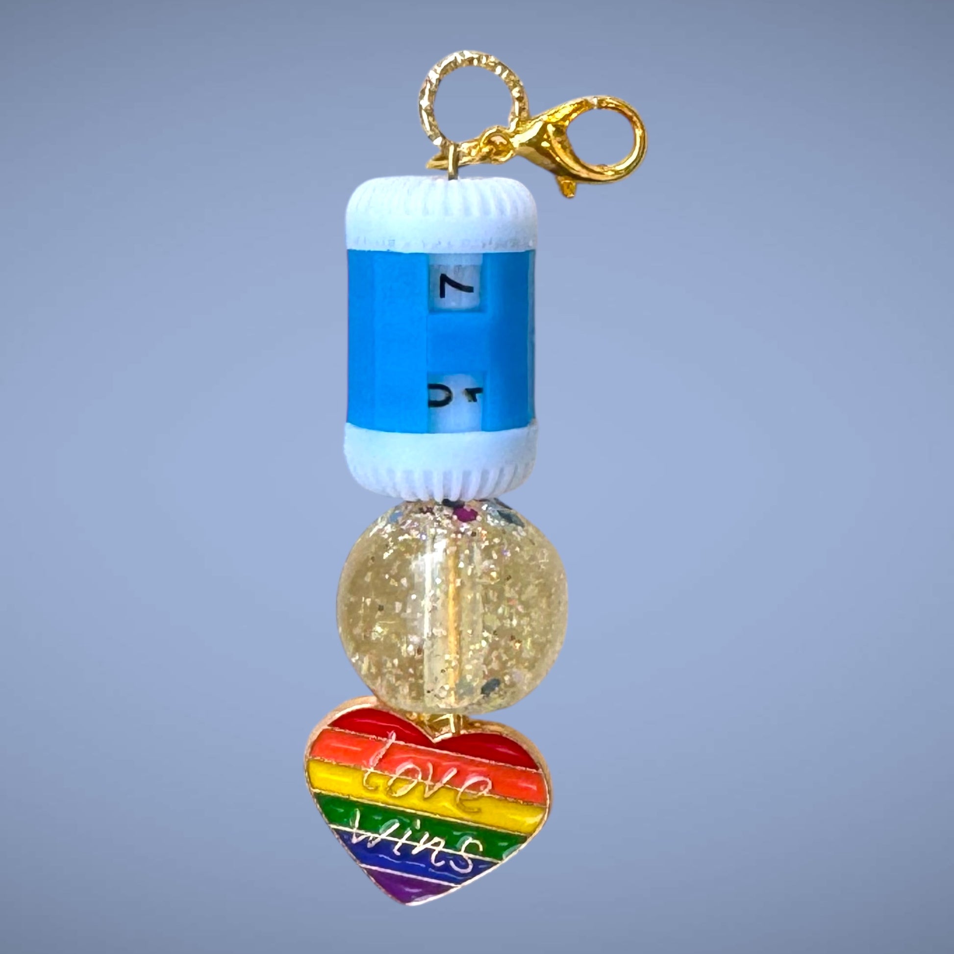 Strickzubehör Reihenzähler mit Karabiner und Ring, Marker für Reihenbeginn, Hamburg, kaufen