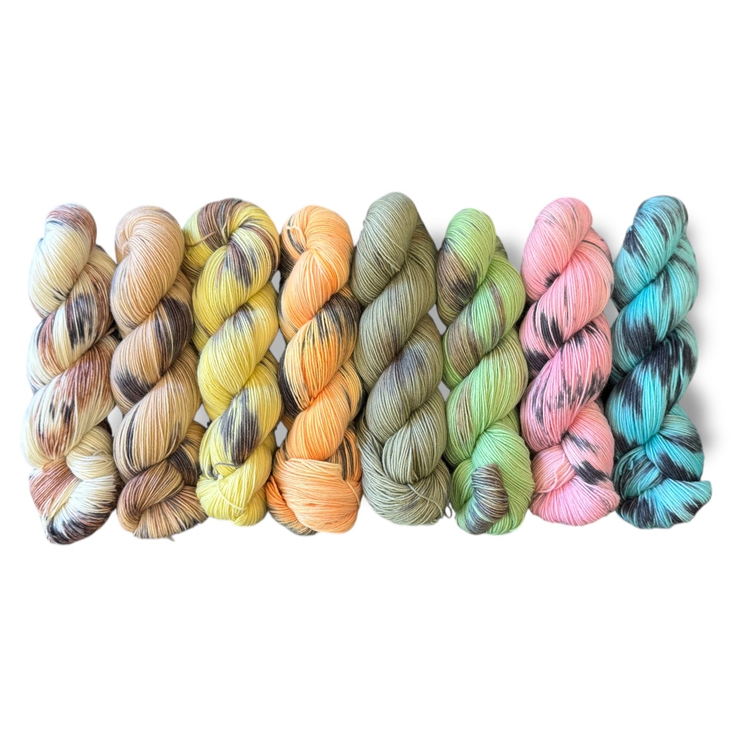 handgefärbte Sockenwolle Savannenflüstern Kollektion Hamburg kaufen Farbverlauf Wolle