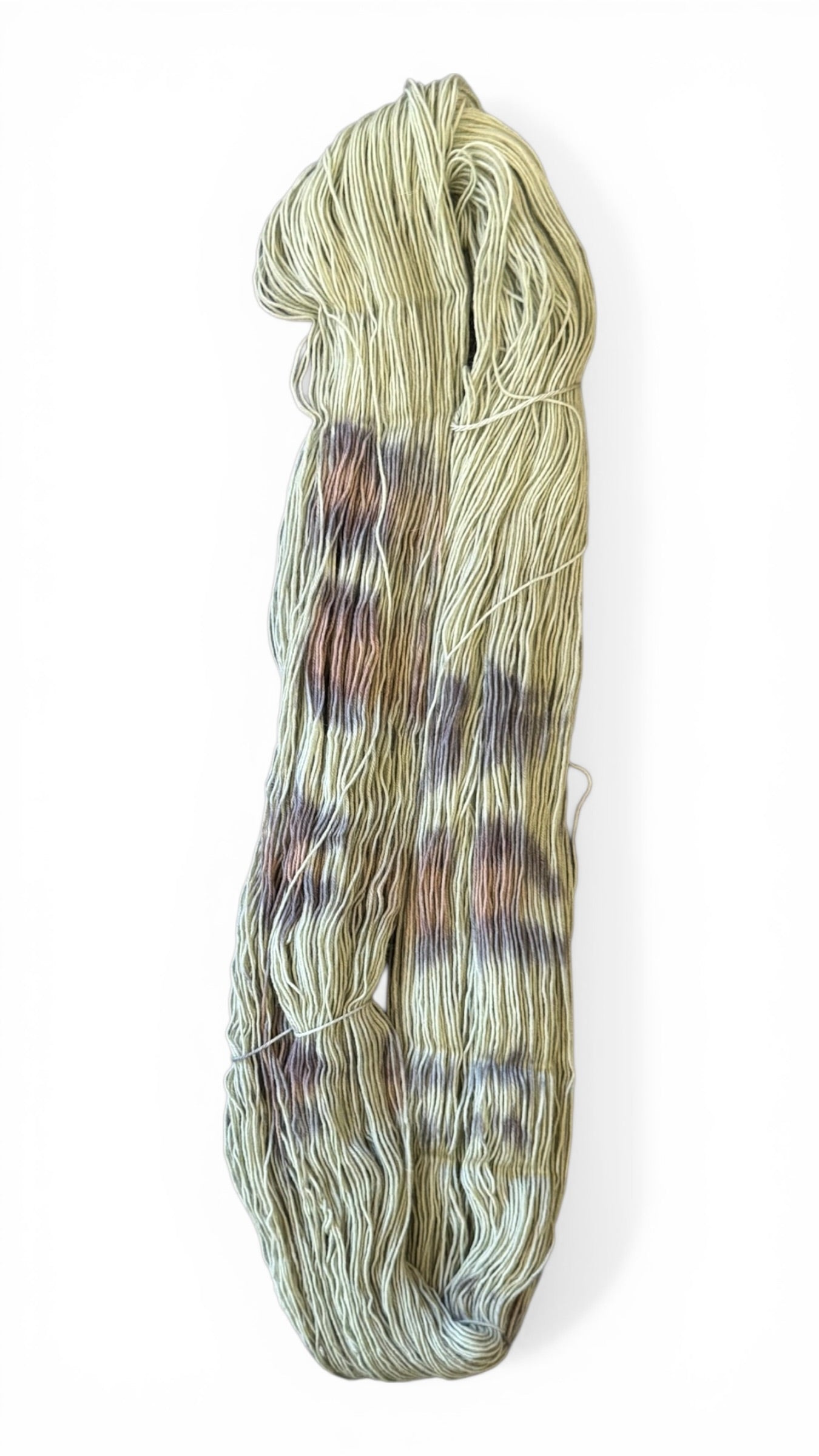 handgefärbte Sockenwolle grün braun Farbverlauf Hamburg kaufen Natur Wolle