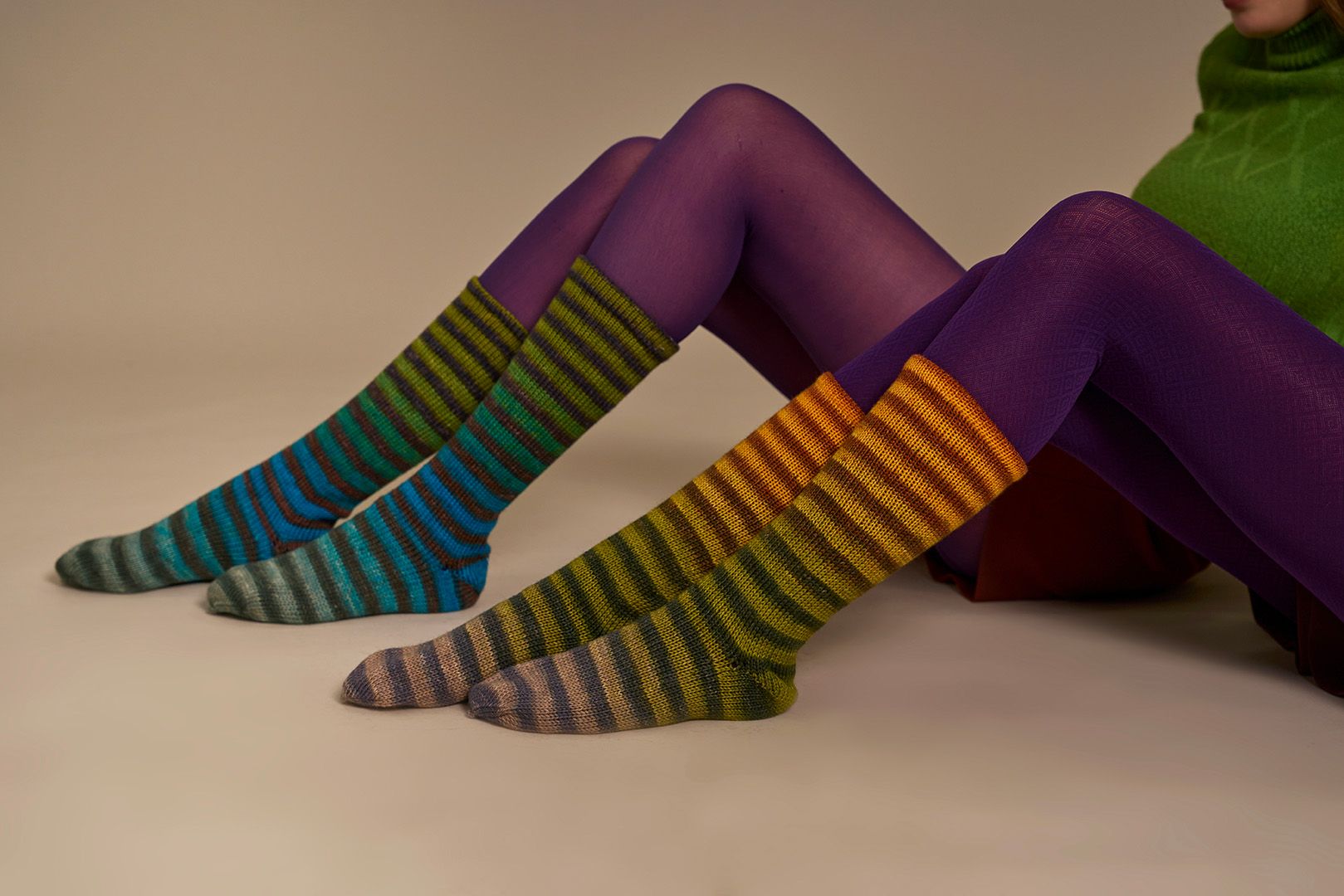 6 Ply Paint Socks Garn – warme Sockenwolle, kreative Farbverläufe