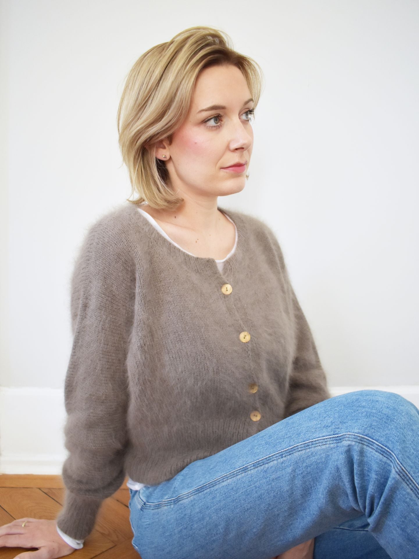 wollpaket pullover	Wollpaket - Angora Jäckchen