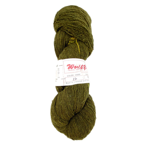 Wool & Yarn 8/1 einfarbig - Farbe 16 | Jõgeva Estonia | 800 m -100 gr | 100% Schurwolle